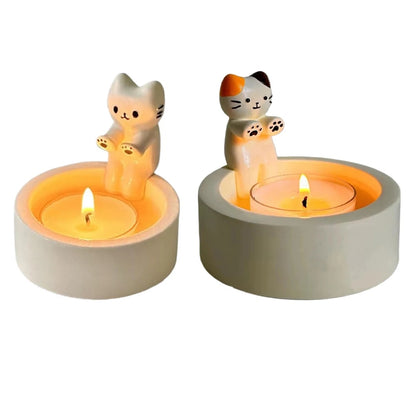 KittyGlow™ - Cat Candle Holder