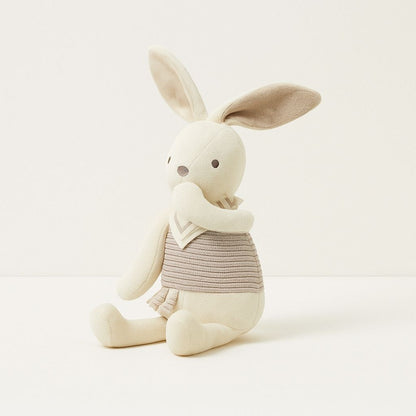 Premium baby stuffed animal bunny with long ears, lightweight soft plush toy ideal for nursery decor