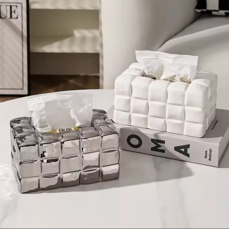 Luca Puffy Handkerchief Box