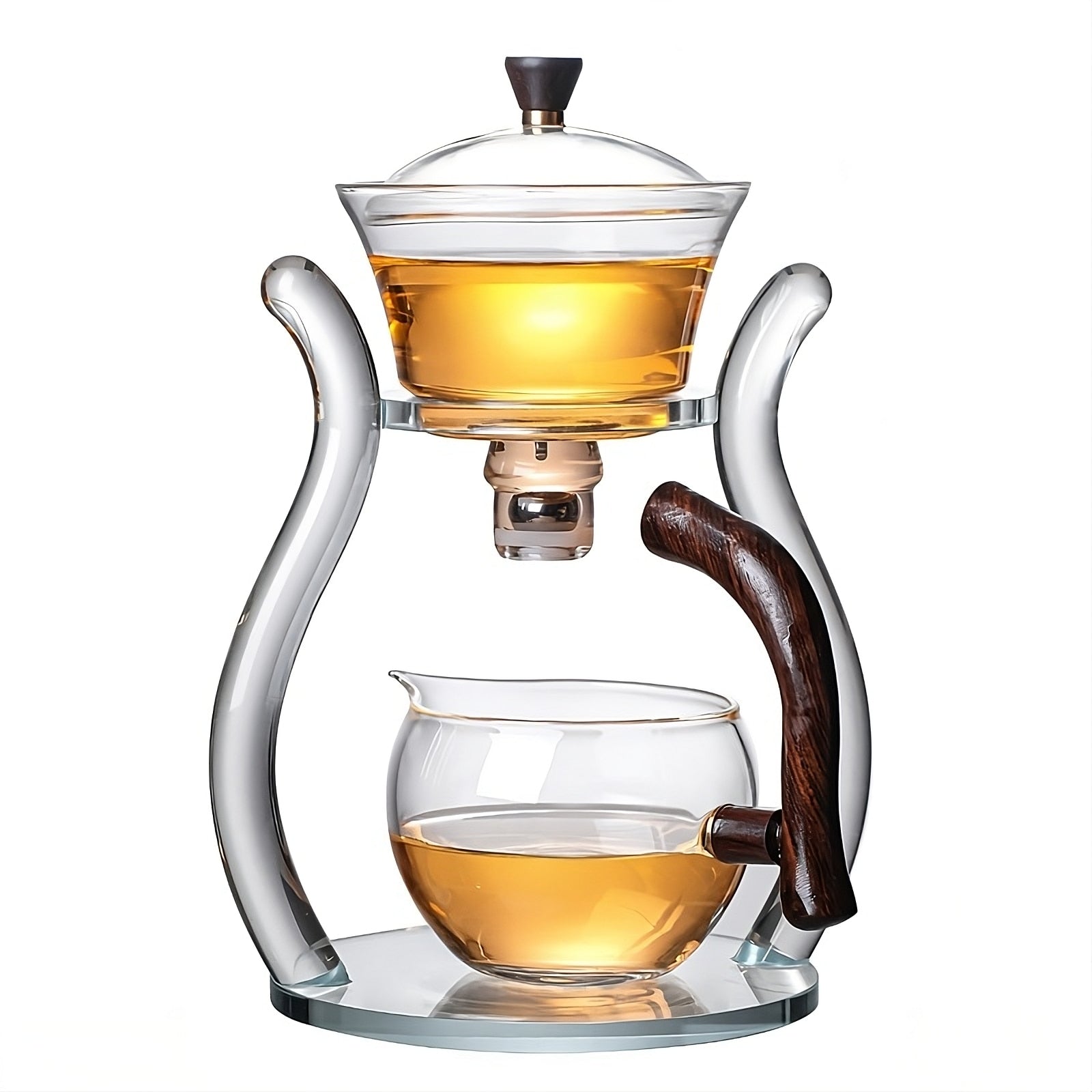 Luminara Semi-Automatic Glass Tea Set