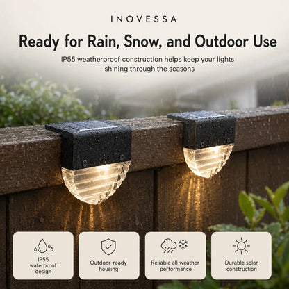 Lumira Solar Deck & Fence Lights (6-Pack)