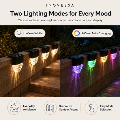 Lumira Solar Deck & Fence Lights (6-Pack)