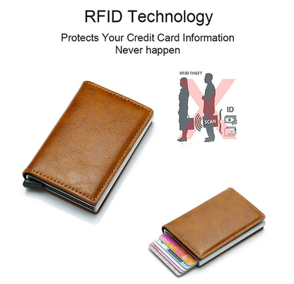 LuxeGuard™ - RFID Anti-Theft Wallet