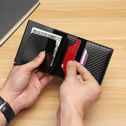 LuxeGuard™ - RFID Anti-Theft Wallet