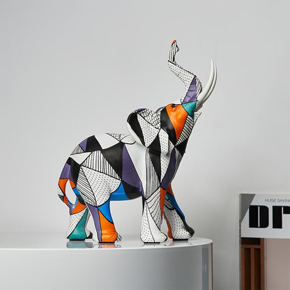 Mosaic Majesty Elephant Figurine