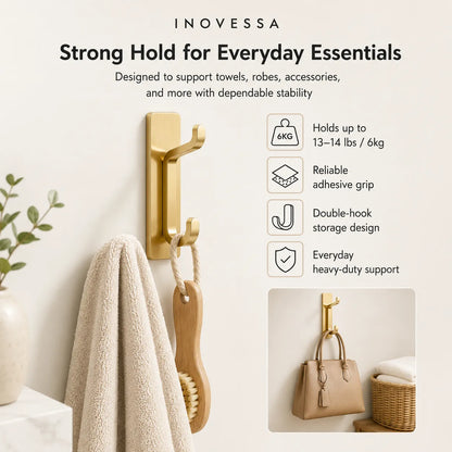Novera Stainless Steel Adhesive Hooks