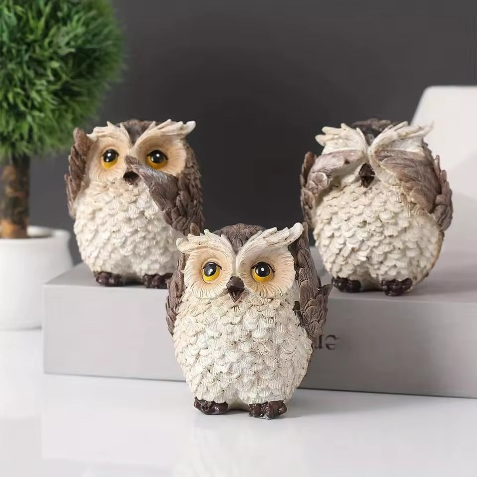 Noxi Expressive Owl Trio