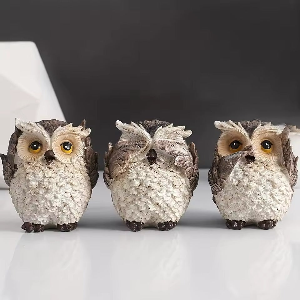 Noxi Expressive Owl Trio