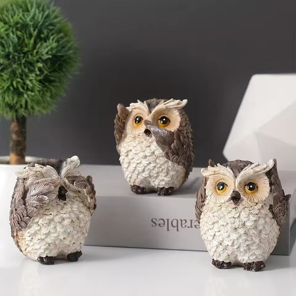 Noxi Expressive Owl Trio