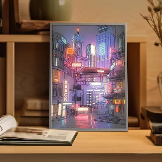 OsakaNights™ - LED Art Canvas