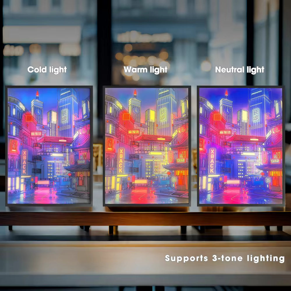 OsakaNights™ - LED Art Canvas