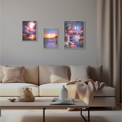 OsakaNights™ - LED Art Canvas