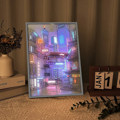 OsakaNights™ - LED Art Canvas