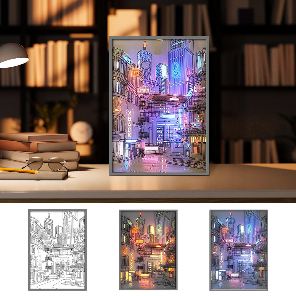 OsakaNights™ - LED Art Canvas