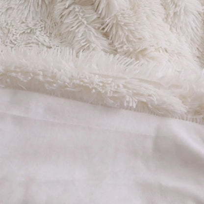 Plain beige throw blanket for photography backdrops and cozy home use