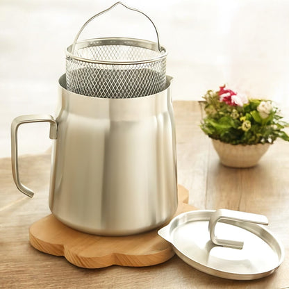 PureFry Oil Strainer & Frying Pot