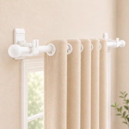 Halden No-Drill Curtain Rod Brackets