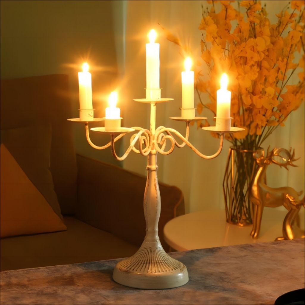 Roslin Metal Candle Holder