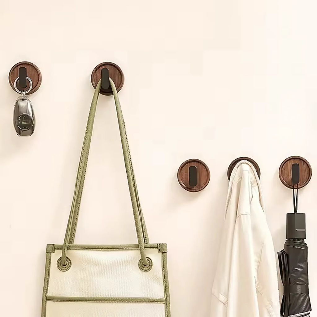 Sero Floating Wooden Wall Hooks