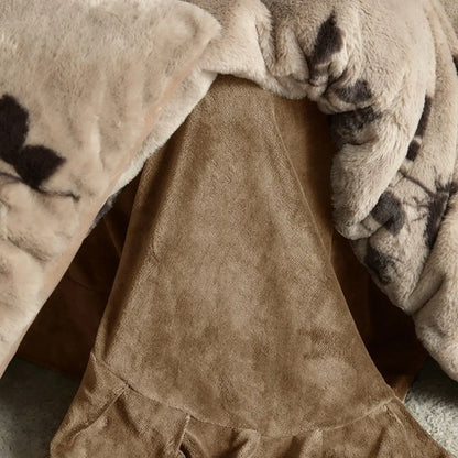 Carved bedding made from milk fiber textile designed for bedroom comfort and relaxing sleep