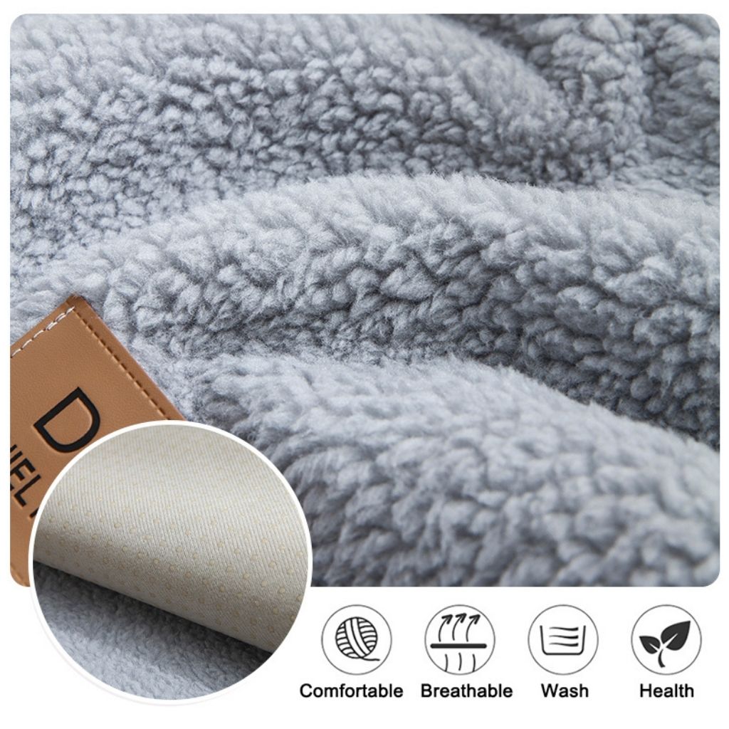 Viscose fiber sofa protector with lamb wool softness designed for modern interior styling needs