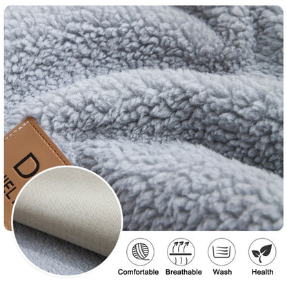 Viscose fiber sofa protector with lamb wool softness designed for modern interior styling needs