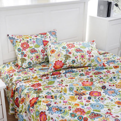 Solmere Cozy Floral Dream Sheets Set