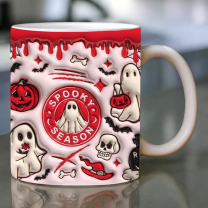 Spooky Halloween Ghost Mug