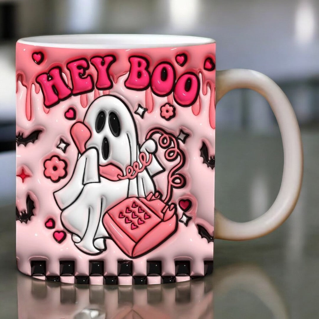 Spooky Halloween Ghost Mug