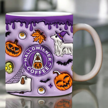 Spooky Halloween Ghost Mug