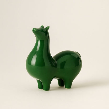  Traditional celadon glazed ceramic horse statue feng shui prosperity home decoration