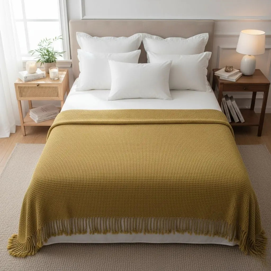 Handwoven rattan storage basket oval shape natural kitchen organizer for bread and fruit storage