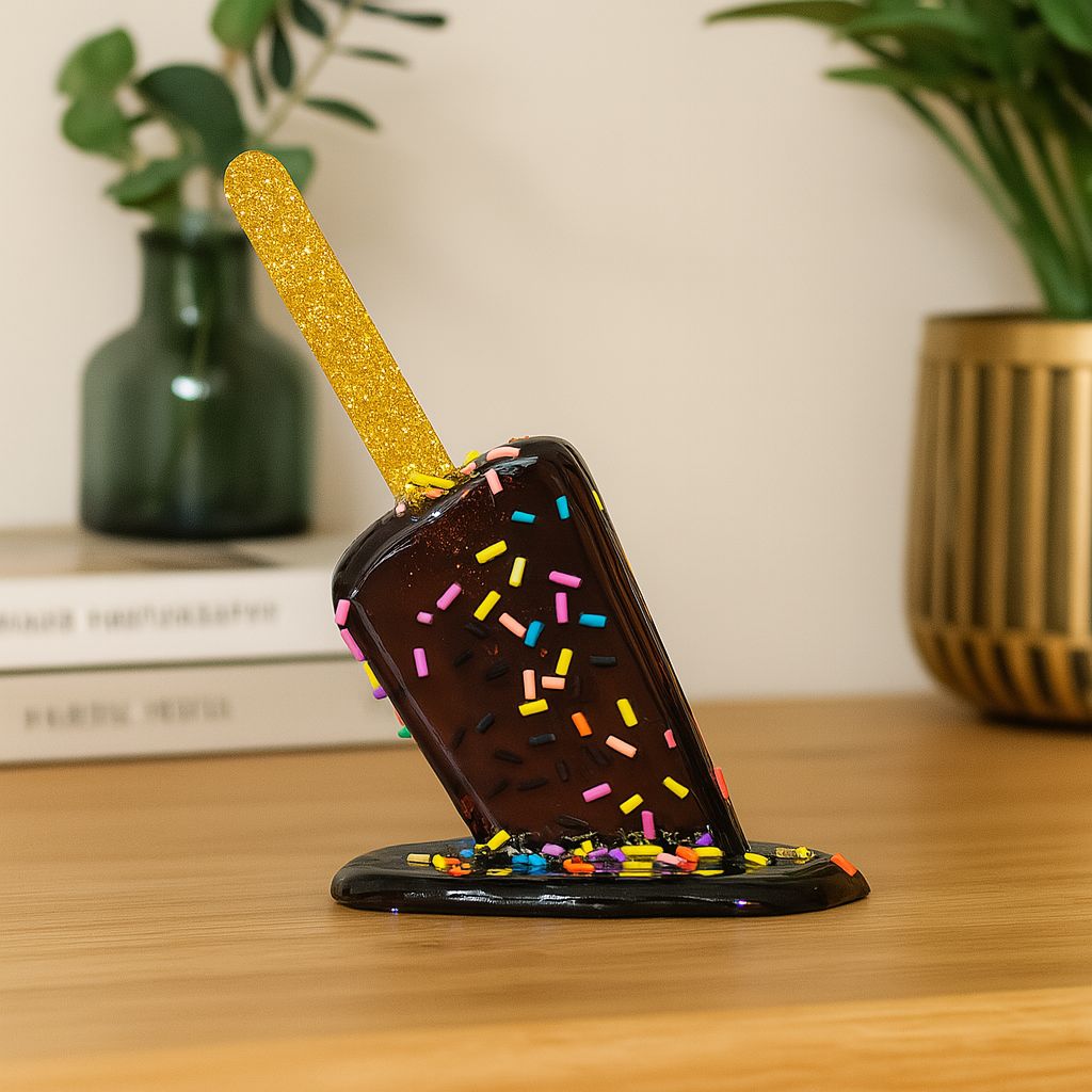 Veylo Resin Melting Popsicle Sculpture