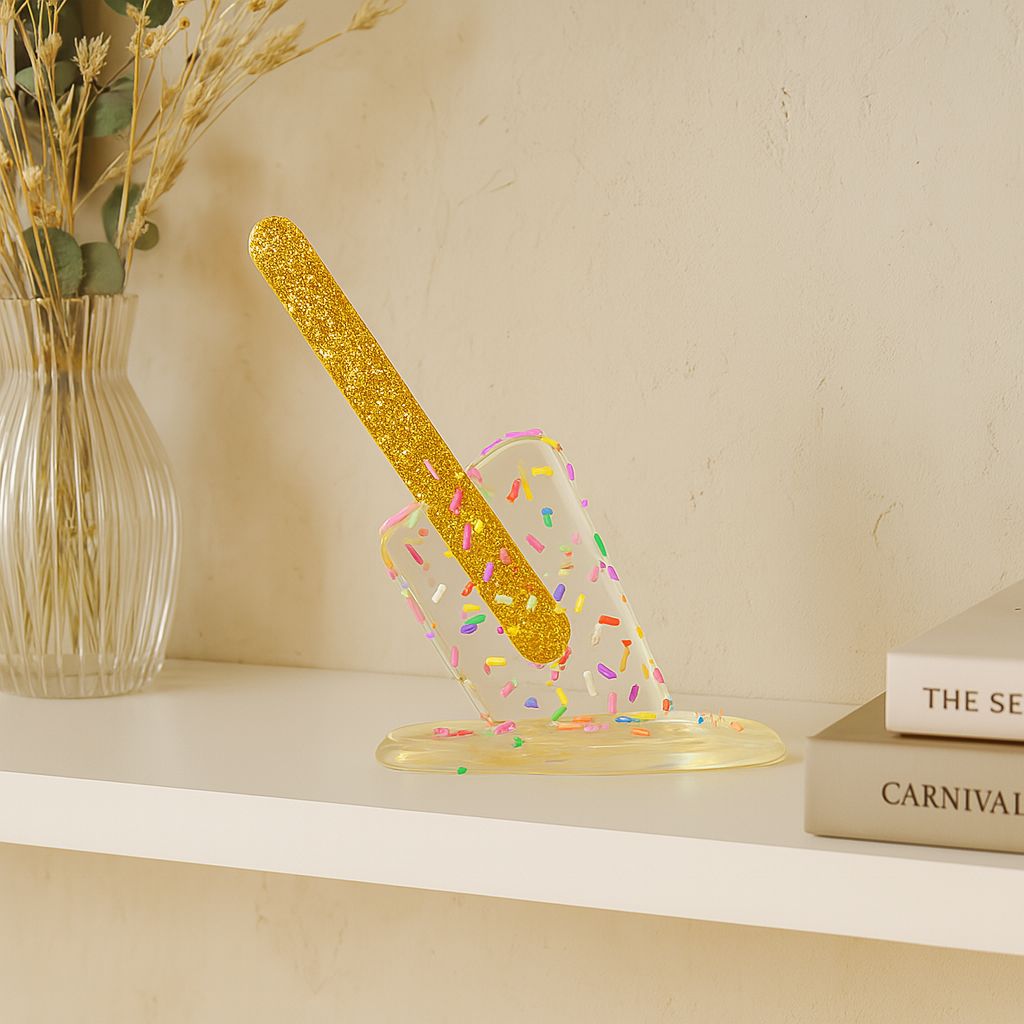 Veylo Resin Melting Popsicle Sculpture