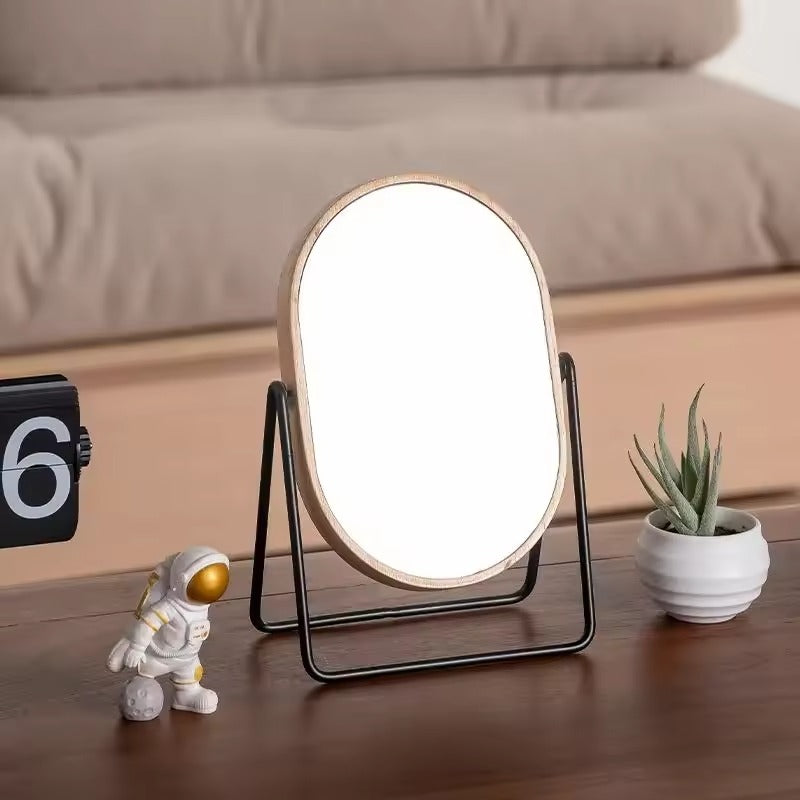 Voss Bamboo Swivel Mirror