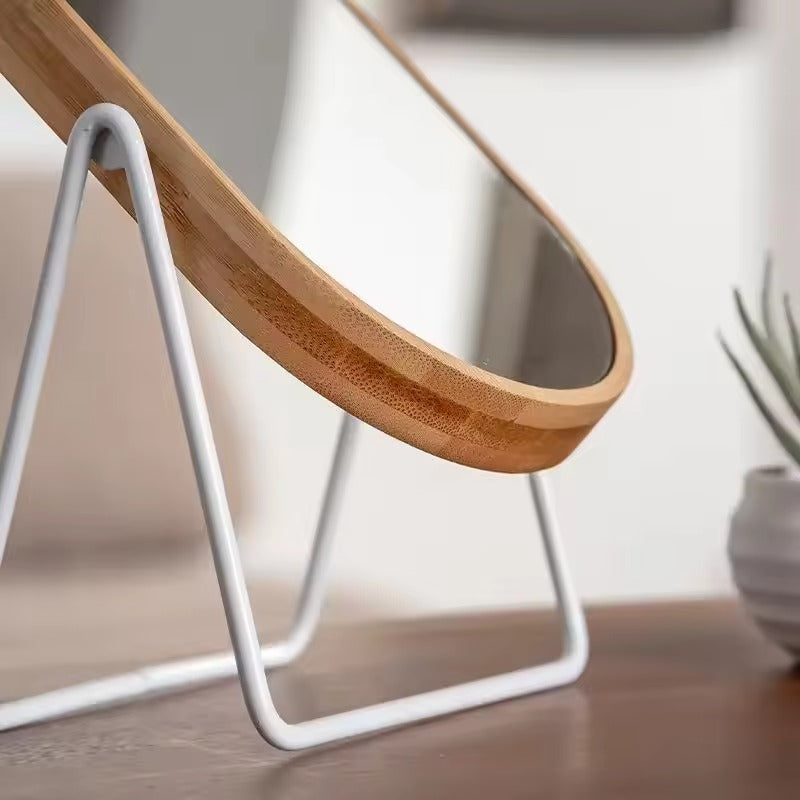 Voss Bamboo Swivel Mirror