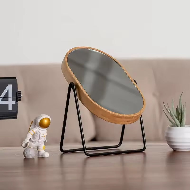 Voss Bamboo Swivel Mirror