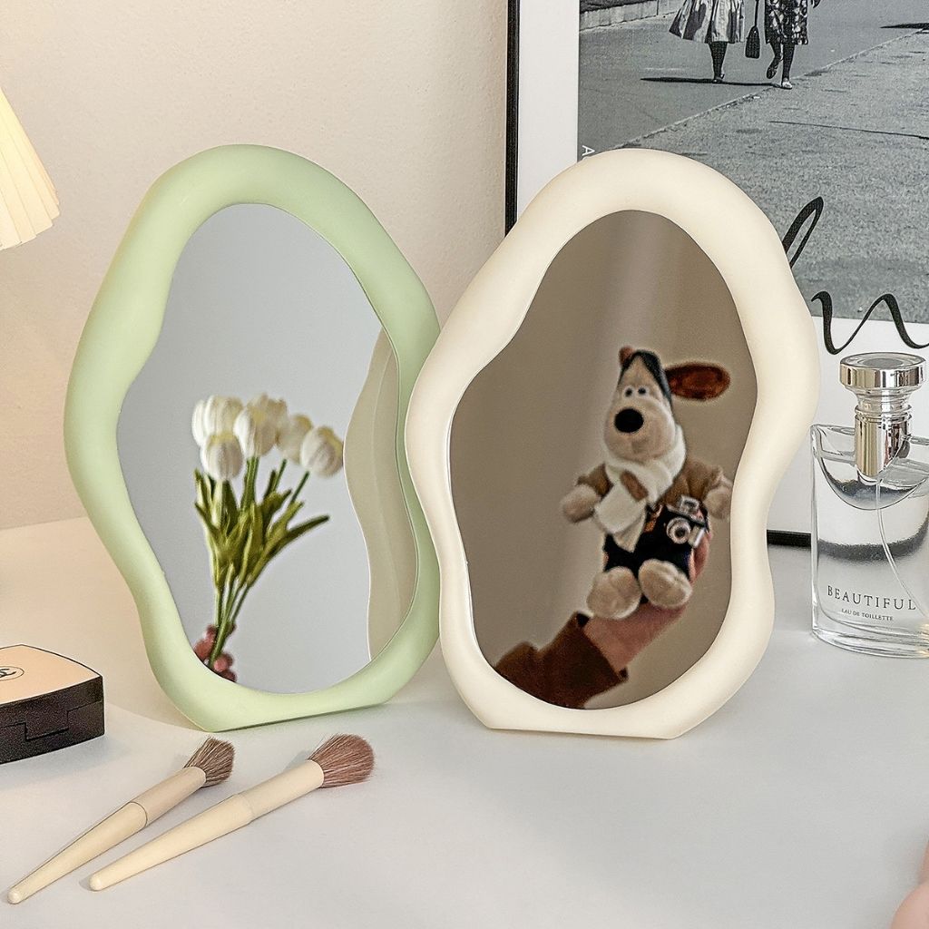 Wavy Cloud Mirror Sculptural Accent