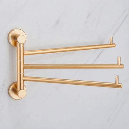 Caffira Golden Rotatable Towel Rack