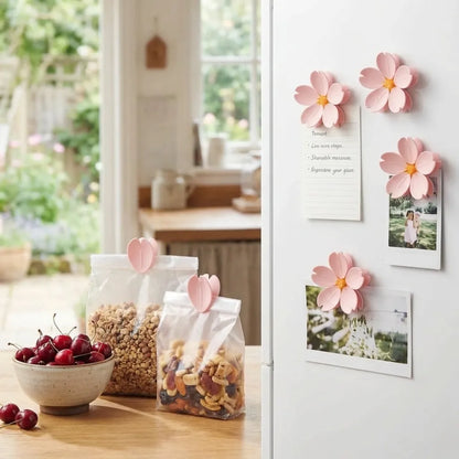 Sakuri Magnetic Floral Bag Clips