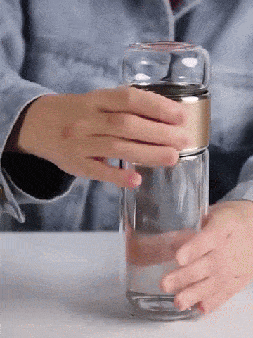 Calmora Dual-Layer Tea Infuser Bottle