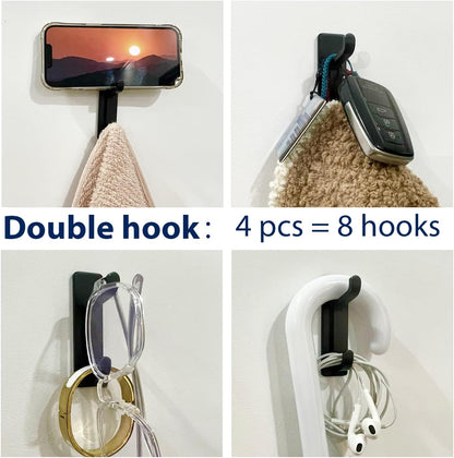 Novera Stainless Steel Adhesive Hooks