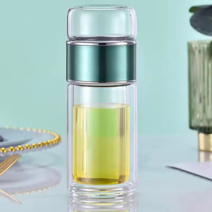 Calmora Dual-Layer Tea Infuser Bottle