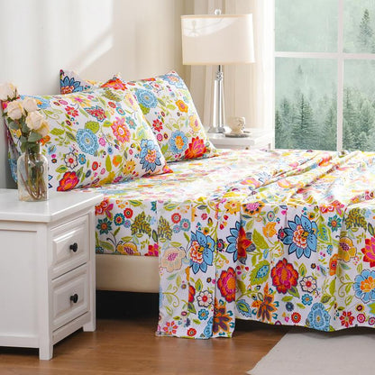 Solmere Cozy Floral Dream Sheets Set