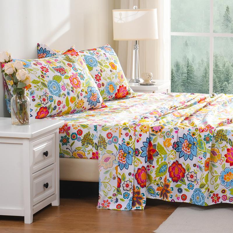 Solmere Cozy Floral Dream Sheets Set